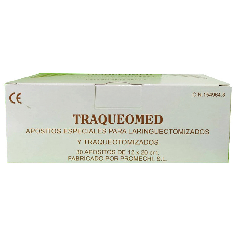 Promechi apósitos Traqueomed protectores traqueotomía 30u