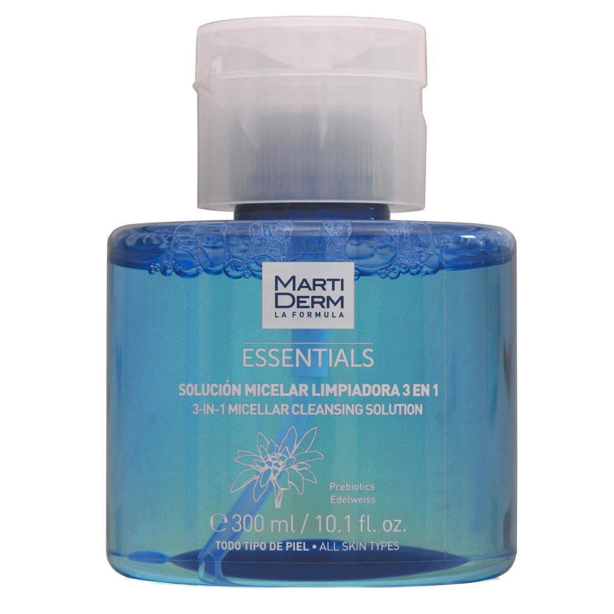 MartiDerm Essentials Solución Micelar Limpiadora 3 en 1 - 300 ml