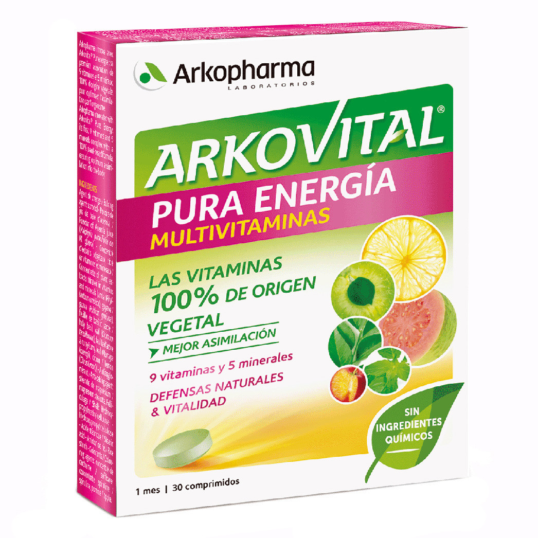 Arkopharma Arkovital Energía multivitamínico 30 comprimidos