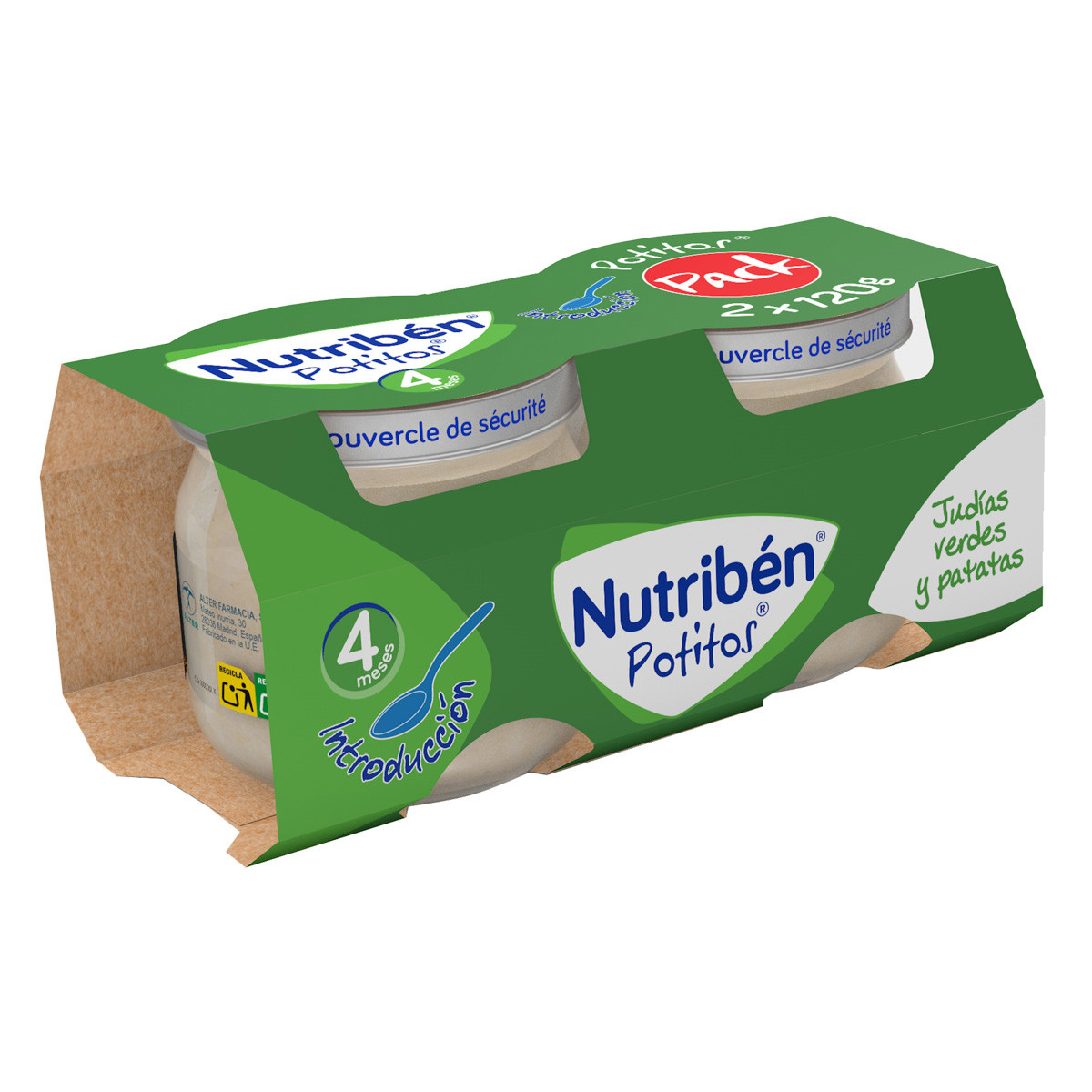 Nutriben bipack inicio a las verduras 2x120g