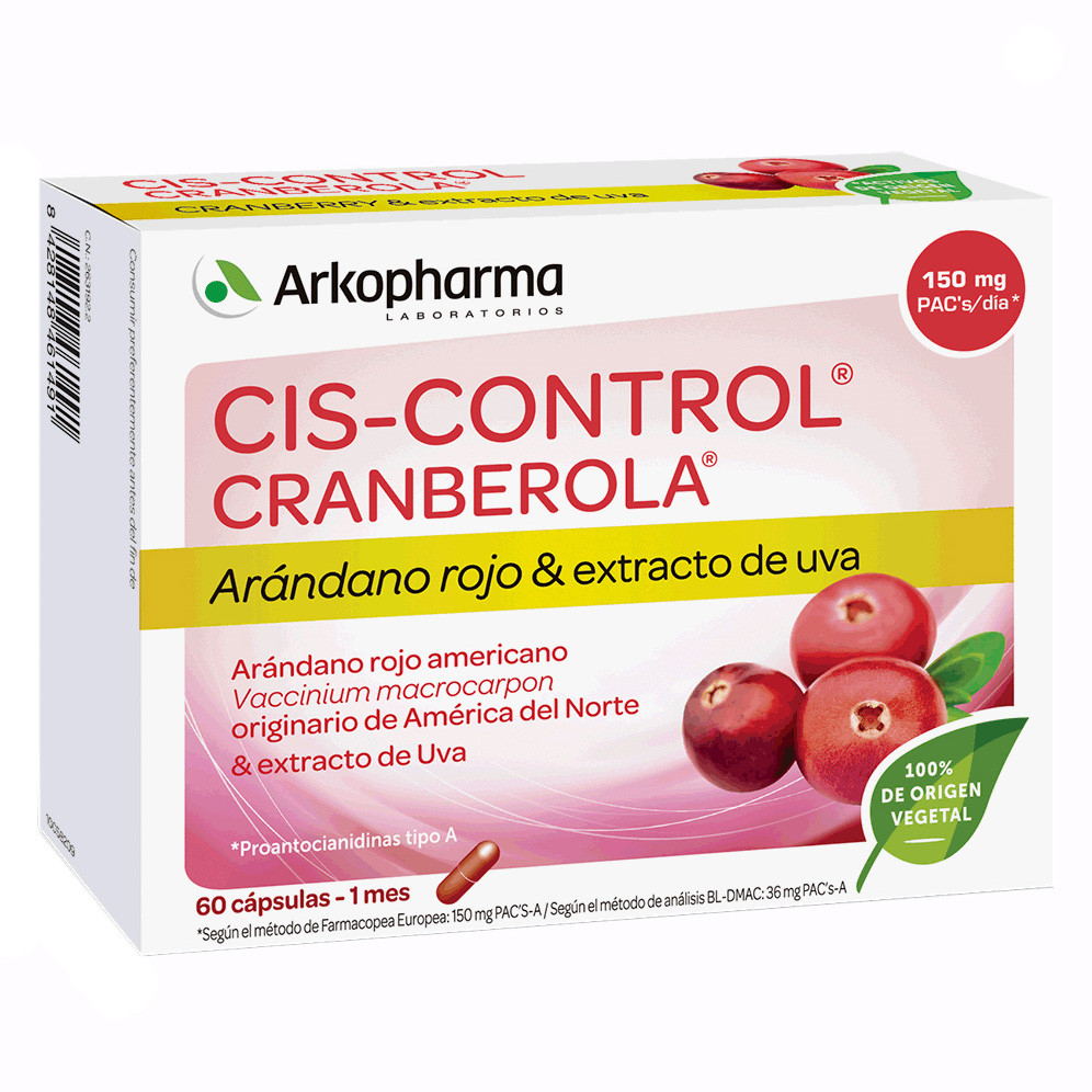 Arkopharma Cranberola Cis-Control arándano rojo 60 cápsulas